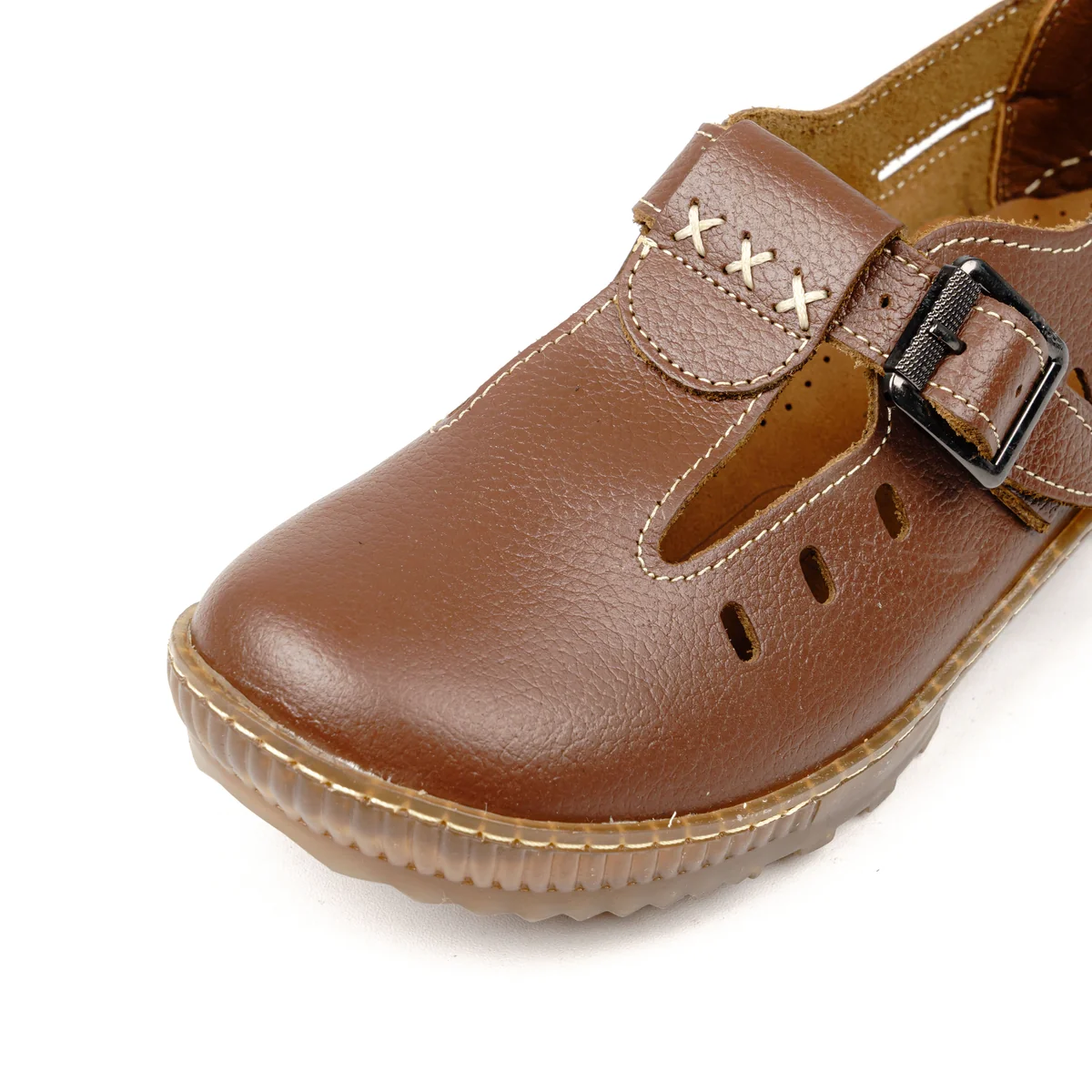 كود 1006 حذاء حريمى جلد طبيعى - بني - جيسيكا