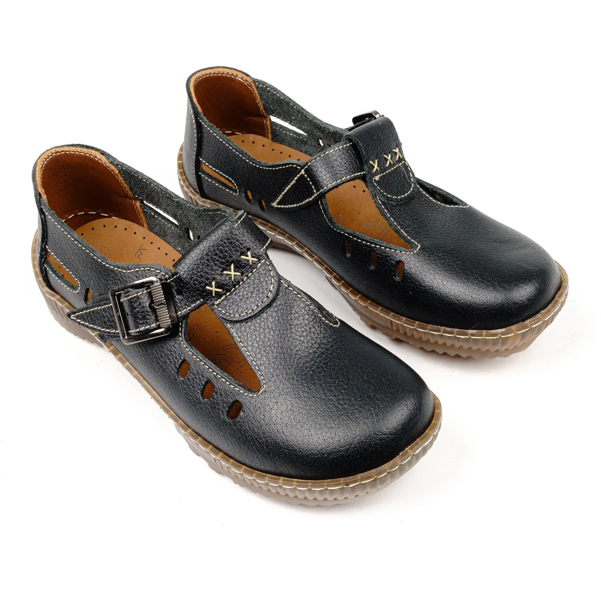 كود 1006 حذاء حريمى جلد طبيعى