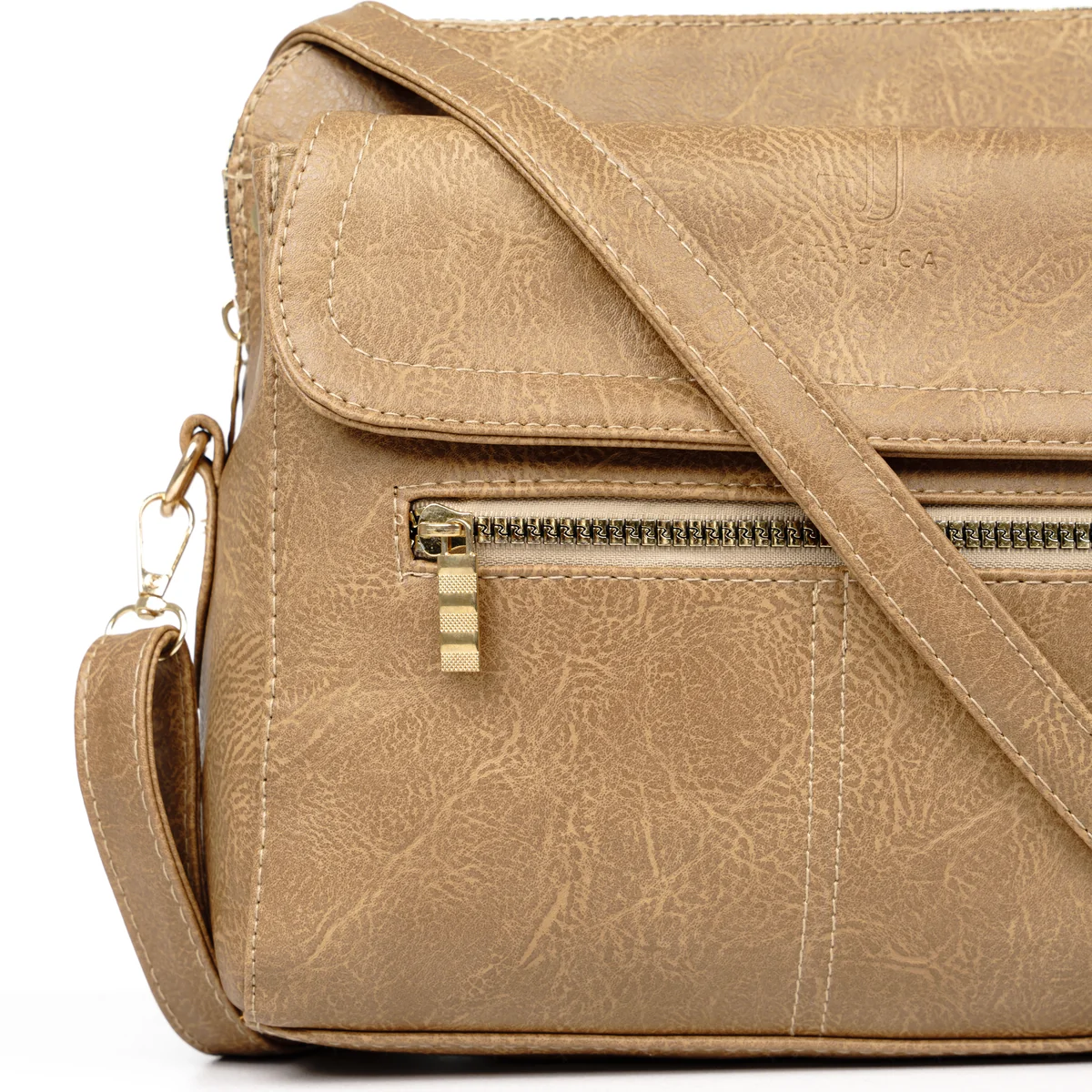 كود S50 شنطة كروس حريمى - كافيه - جيسيكا