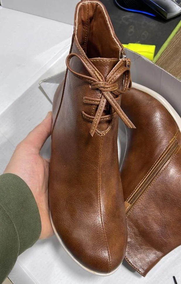 كود 3060 هاف بوت حريمى  - صورة حقيقية - جيسيكا