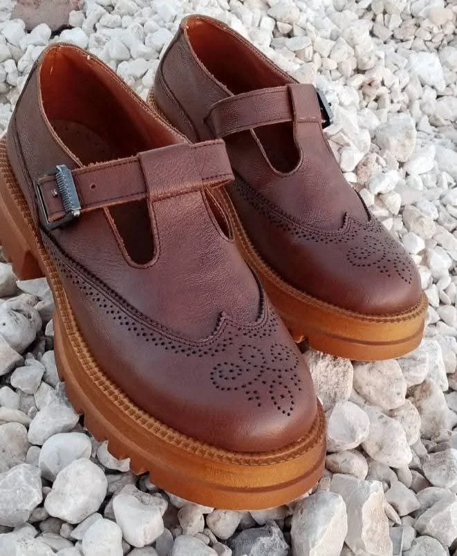 كود 2026 شوز حريمى جلد طبيعى - صورة حقيقية - جيسيكا