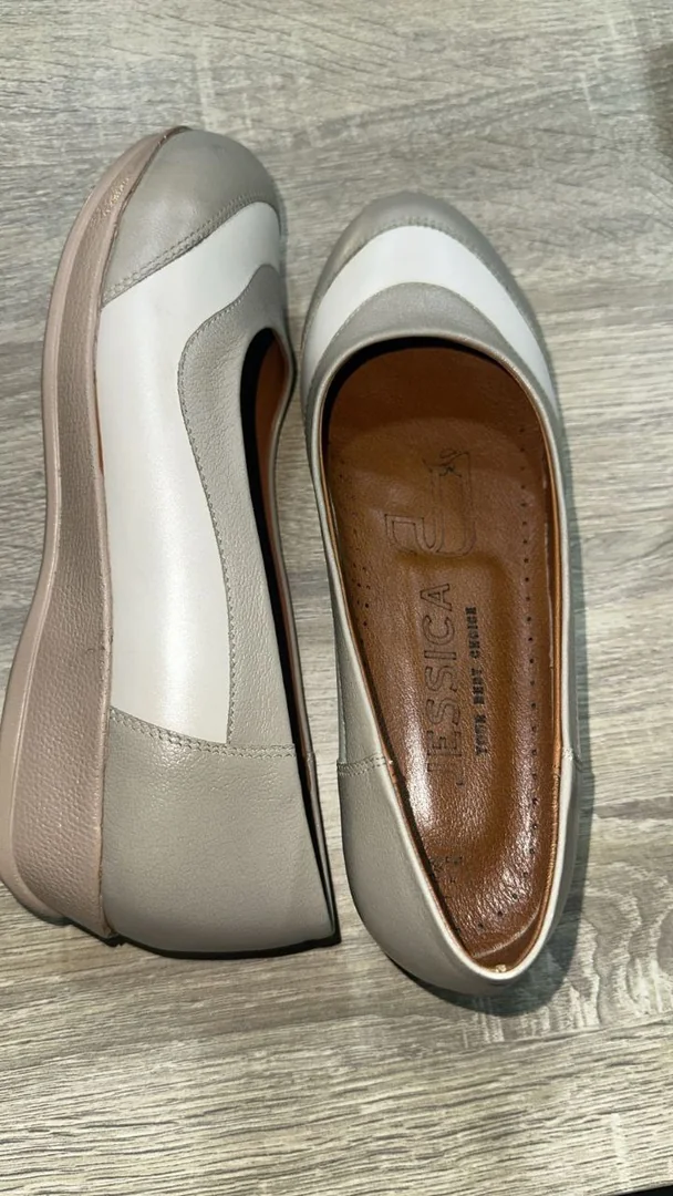 كود 304 شوز حريمى جلد طبيعى - صورة حقيقية - جيسيكا