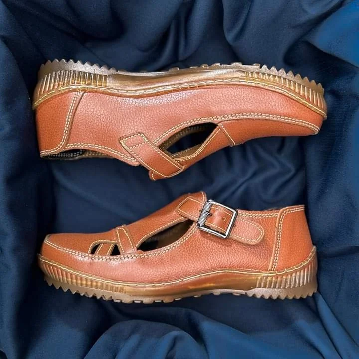 كود1007 حذاء حريمى جلد طبيعى - صورة حقيقية - جيسيكا