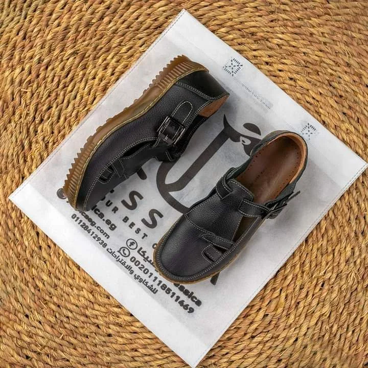 كود1007 حذاء حريمى جلد طبيعى - صورة حقيقية - جيسيكا