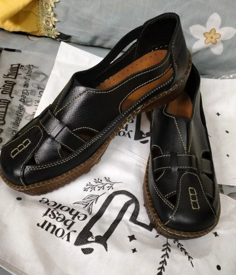 كود1001 حذاء حريمى جلد طبيعى - صورة حقيقية - جيسيكا